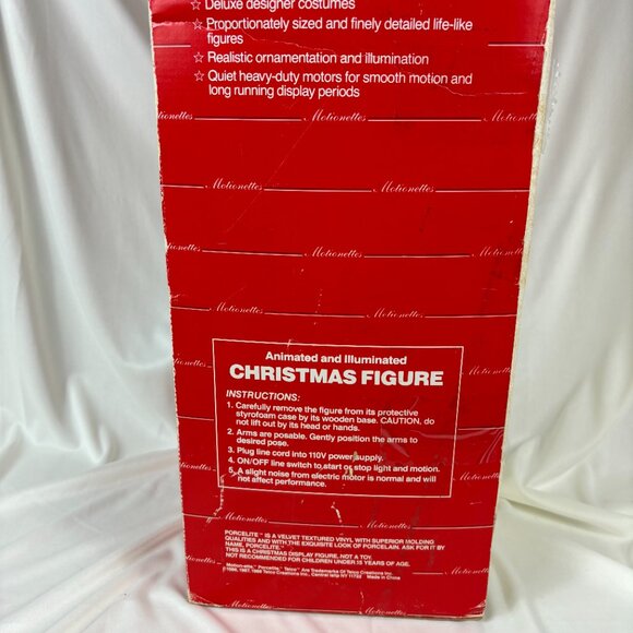 Telco Motionettes Santa Claus Animated 24" 1986 Vintage Original Packaging - Picture 16 of 16